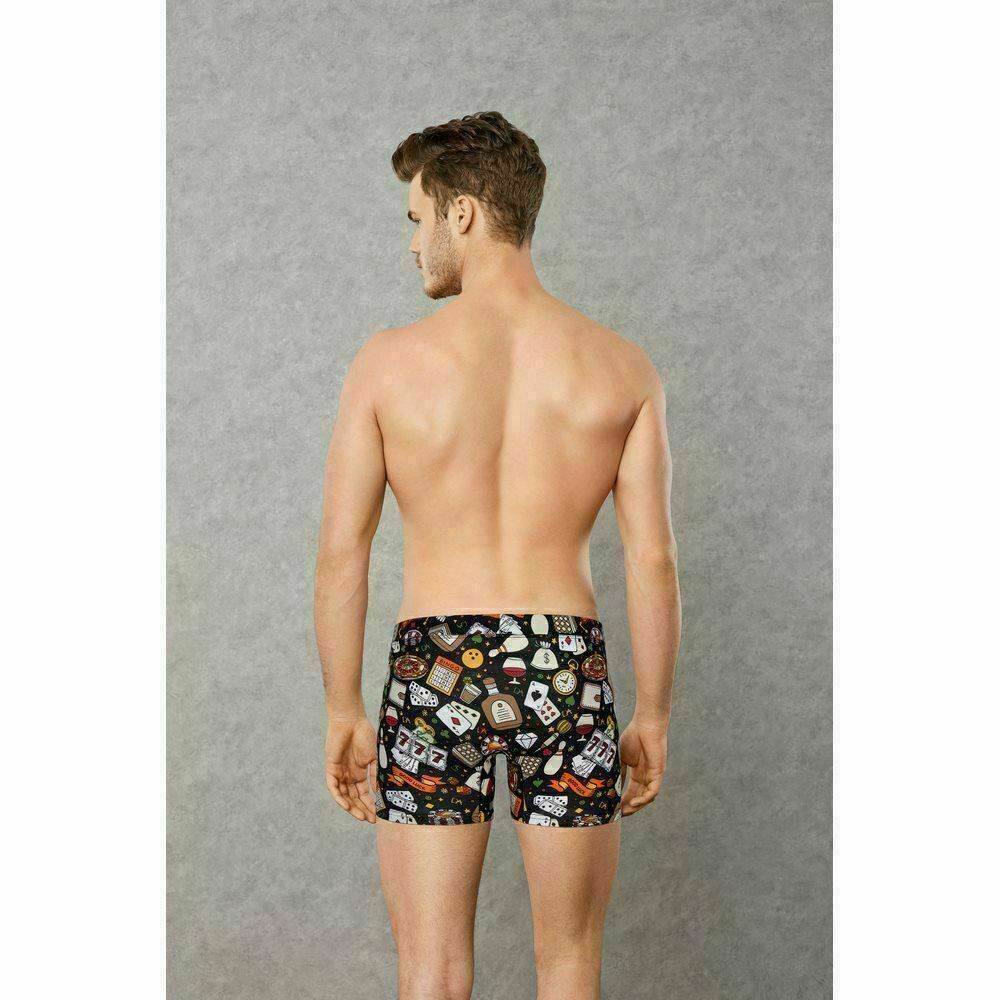 Мужские трусы боксеры черные с принтом Doreanse 1817