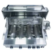 Встраиваемый газовый гриль Brennex BG025, 5 горелок, вертел
