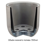Кашпо РАМОНА D150 мм 1 л со вставкой 15*15*14см М3260