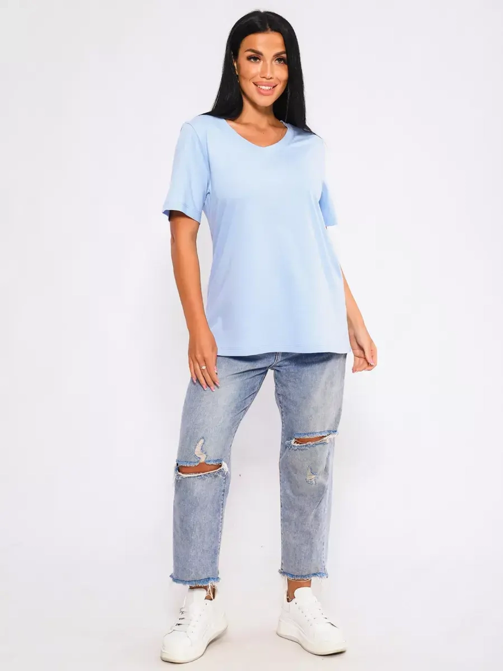 Футболка базовая большие размеры