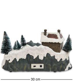 XM-711 Музыкальная новогодняя миниатюра с подсветкой