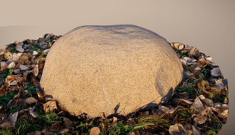 Декоративный камень D60/20 - Коричневый