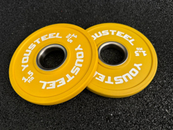 Малый диск 1.5 кг полиуретановый, желтый