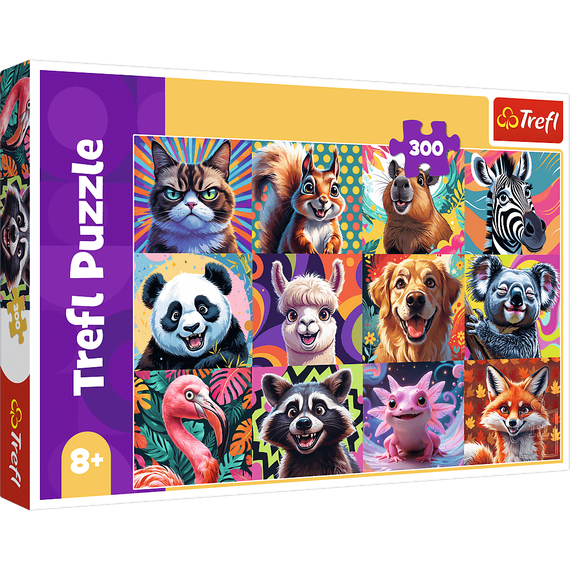 Puzzles - &quot;300&quot; - Funny animal portraits / Trefl