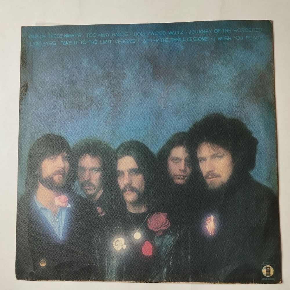 Винтажная виниловая пластинка LP Eagles One Of These Nights (Japan 1975) (No Obi) I Wish You Peace