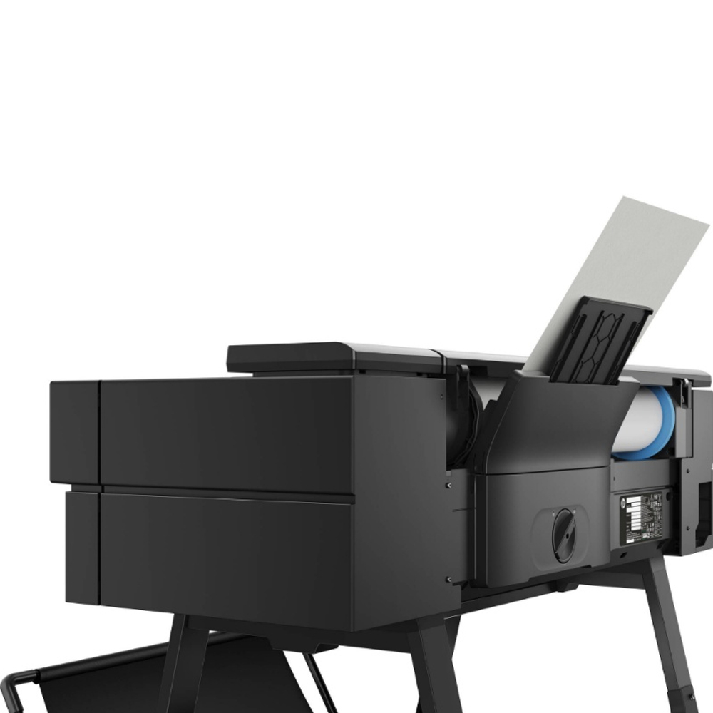 Широкоформатный принтер HP DesignJet T870, 24", цвета, 21 sec/стр. A1, 120 стр. A1 в час, 2400x1200dpi, Wi-Fi, стенд