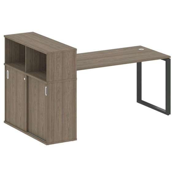 Метал Систем Стол письменный с шкафом-купе на О-образном м/к БО.РС-СШК-3.4 Т