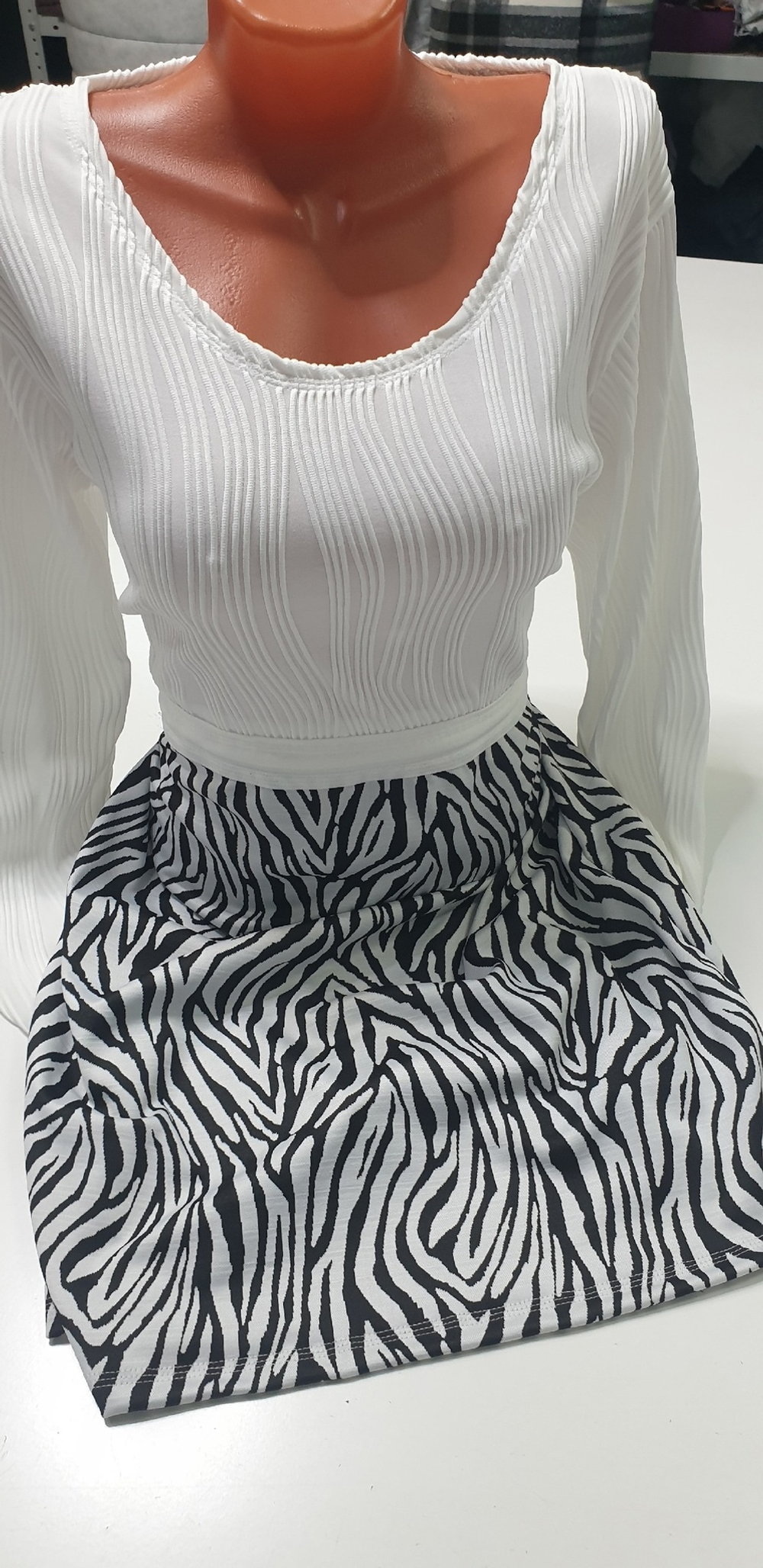 Трикотаж ВОЛНА молоко