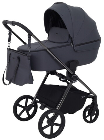 Детская коляска Rant Teo Black Chrome 2 в 1 Graphite