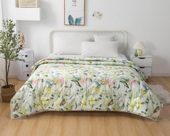 Одеяло Мирабелла микроволокно в сатине всесезонное