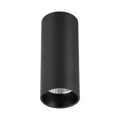 ST170.442.07 Светильник потолочный Черный LED 1*7W 4000K 560Lm Ra>90 60° IP20 D52xH125 220-240VV Накладные светильники