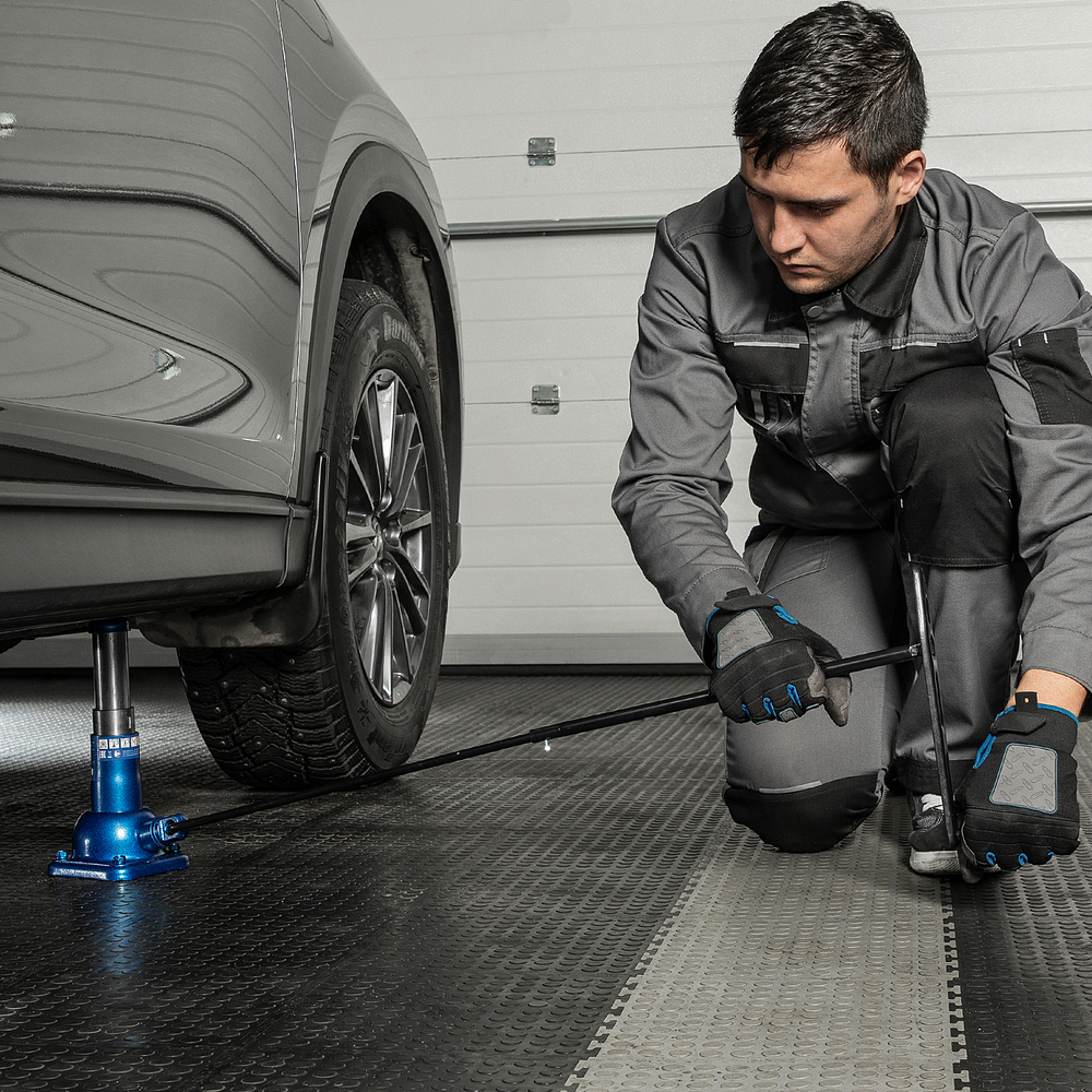 Домкрат механический бутылочный, 2 т, h подъема 180-395 мм, 2 части (домкрат, ручка) Stels