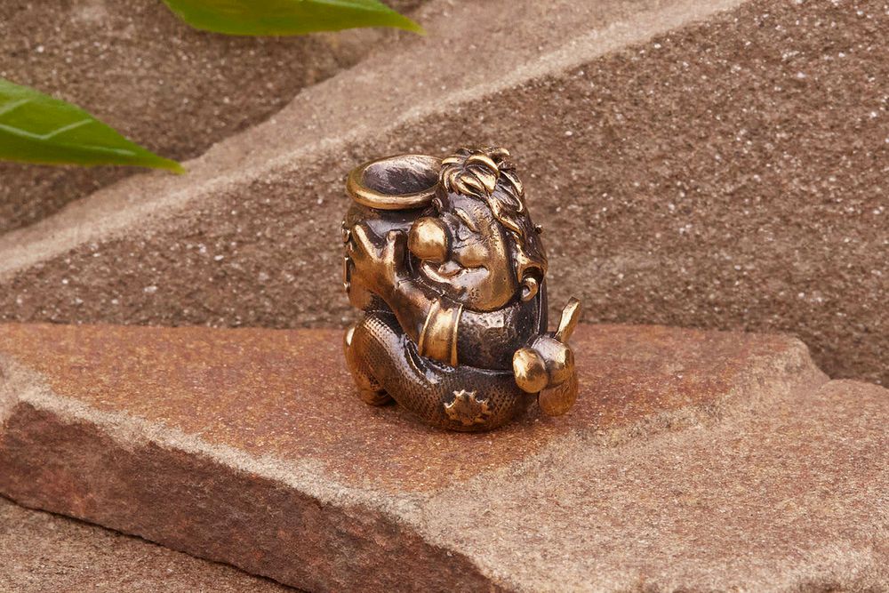 Бусина на темляк Авиатор от мастерской Крымская бронза