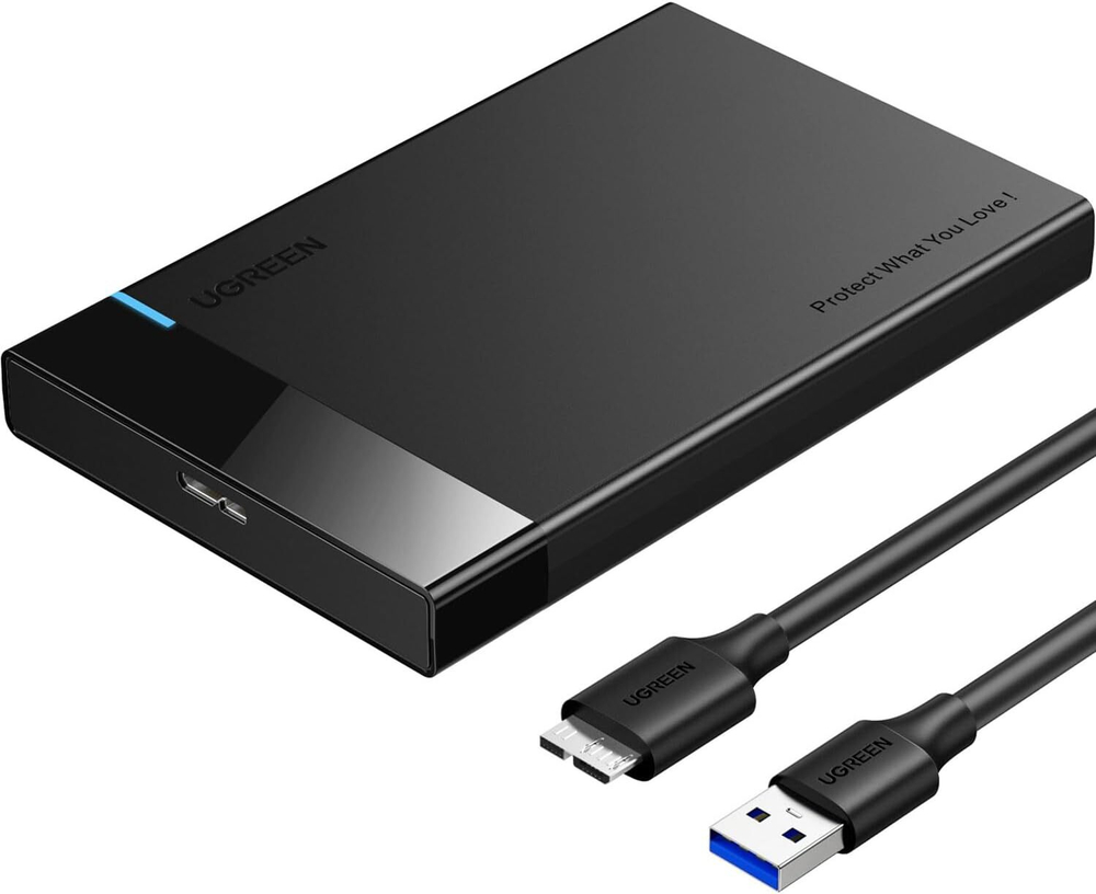 Корпус внешнего жесткого диска USB 3.0 SATA 2.5" UGREEN 30848