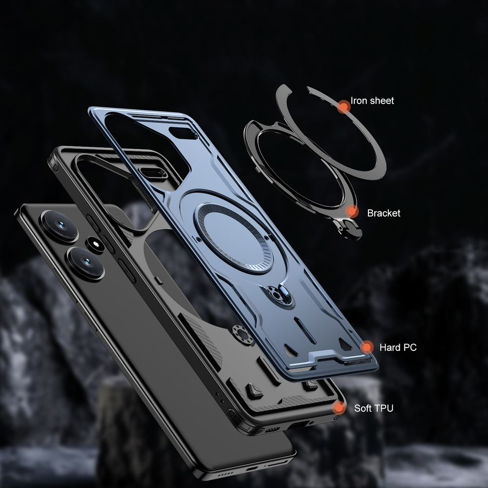 Чехол Magneto Case с кольцом для Xiaomi Redmi Note 13 Pro+