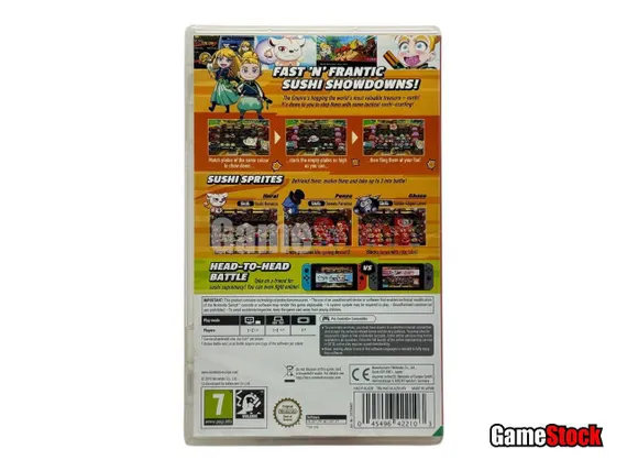 Sushi Striker: The Way of Sushid (Nintendo Switch, Английская версия, Б/У)