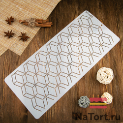 Трафарет для декора торта №52