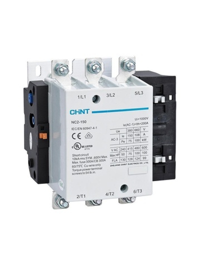Контактор NC2-150 150А кат. 220-240В AC AC-3 (R) CHINT 671398