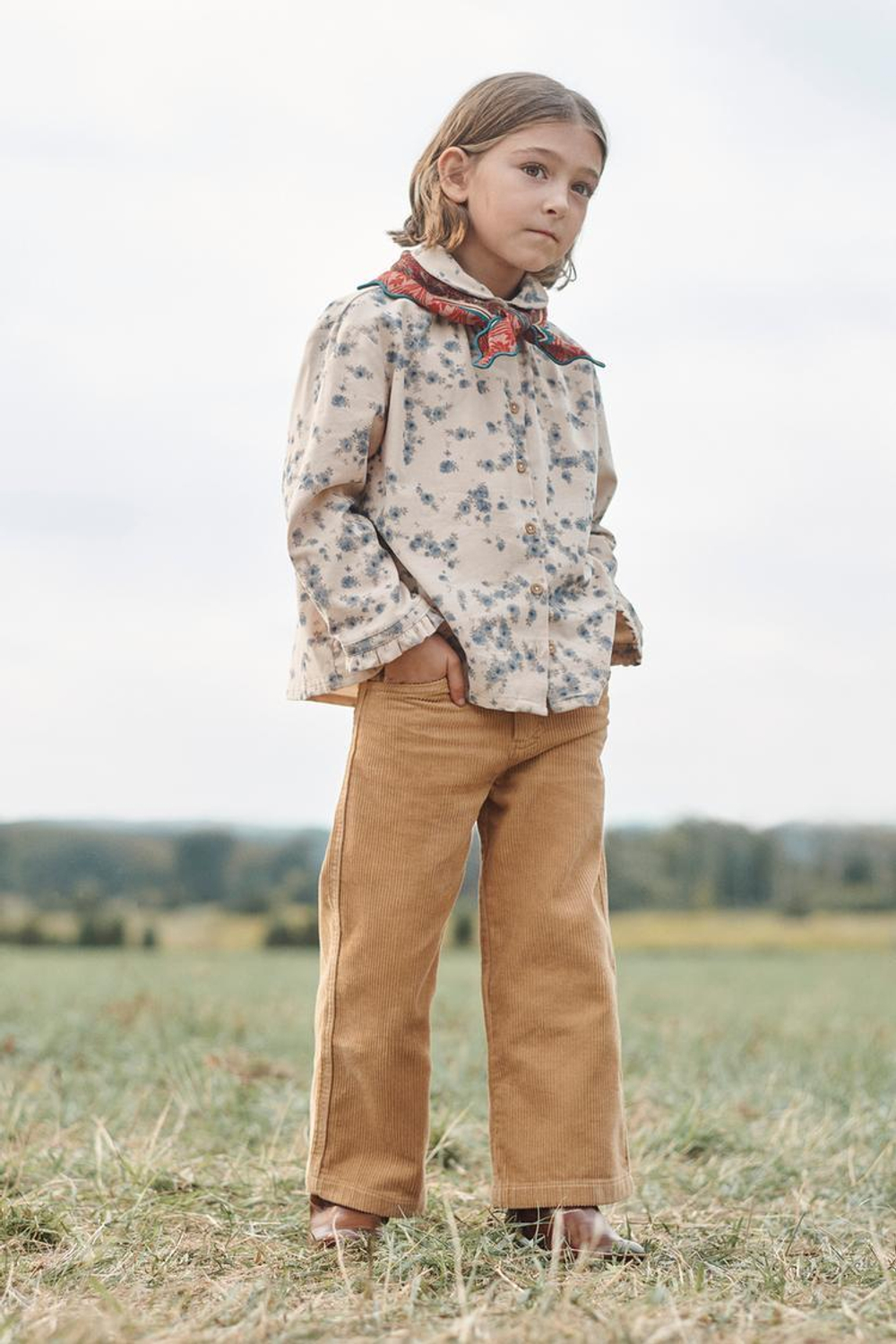 ZARA РУБАШКА С ПРИНТОМ, РАЗНОЦВЕТНЫЙ