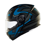 Шлем интеграл Royal Enfield, цвет - черно-синий, размер - L (600 мм), арт. RRGHEP000570 (HESS22014GLOSS BLACK & BLUE)