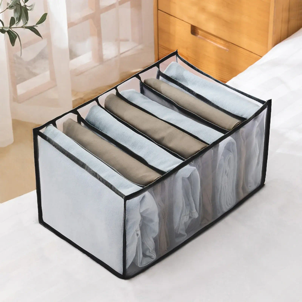 Органайзер - чехол для хранения вещей «ИДЕЯДОМА», цвет чёрный, 7 секций, 36*24*20см