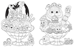 A Million Baby Animals. Coloring Book