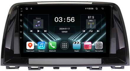 Магнитола для Mazda 6 GJ 2012-2014 - FarCar DX3012M монитор 9" IPS на Android 13, 4+64Гб, CarPlay
