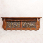 Настенная вешалка в охотничьем стиле