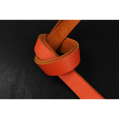 Ременная заготовка рыжая с лицевой отделкой+ плита терра