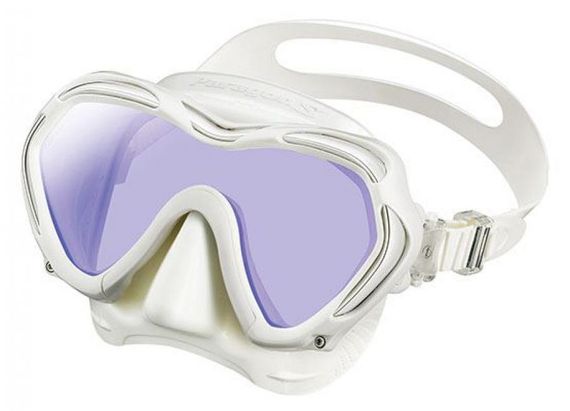 Маска TUSA Paragon S моностекольная, антиблик, белая