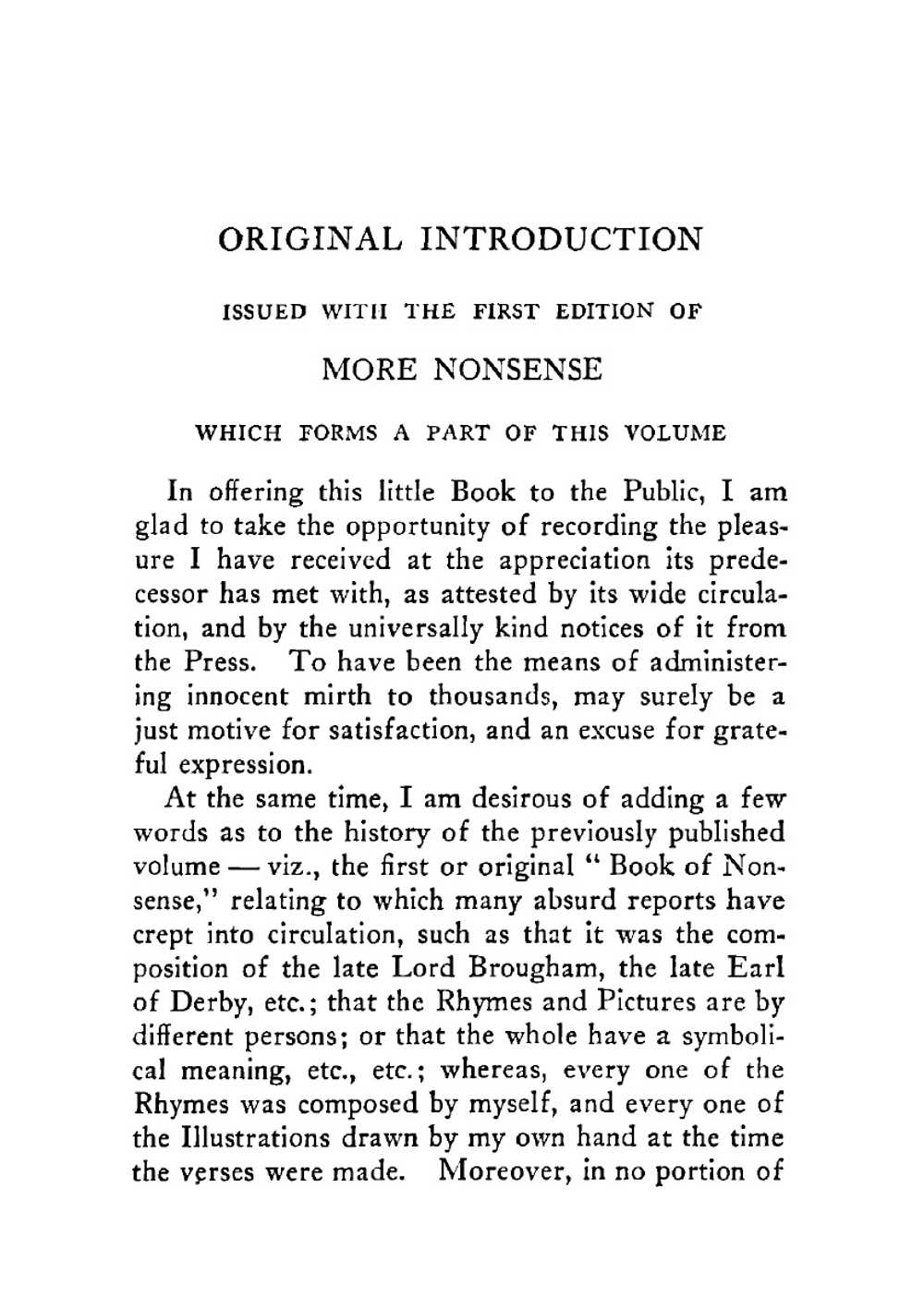 The book of nonsense. to which is added more nonsense: with all the original pictures and verses | Edward Lear