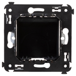 Вывод кабеля из стены "Avanti", "Черный матовый"