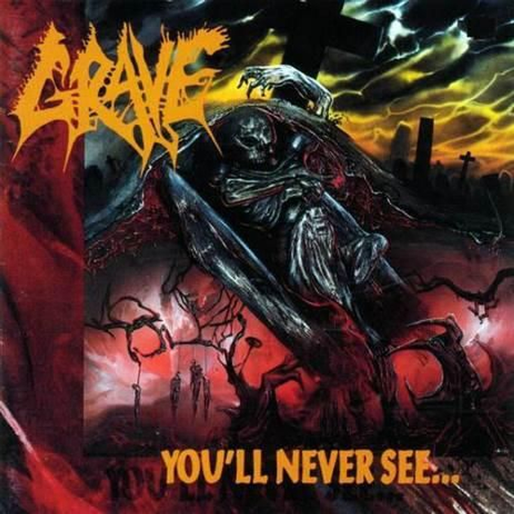 GRAVE - You'll Never See... 1992, музыкальный лицензионный компакт диск