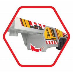Mack, Volvo Экскаватор-погрузчик 70 см свет звук Dickie Toys 3729012