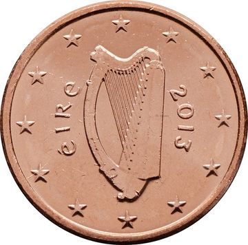 1 евроцент 2013 Ирландия (1 euro cent)