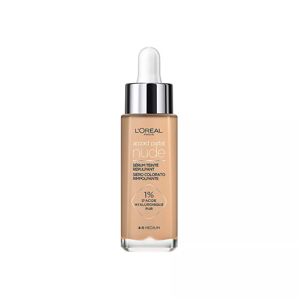 L'ORÉAL PARIS Гиалуроновая тональная сыворотка Accord Parfait Nude, 30 мл
