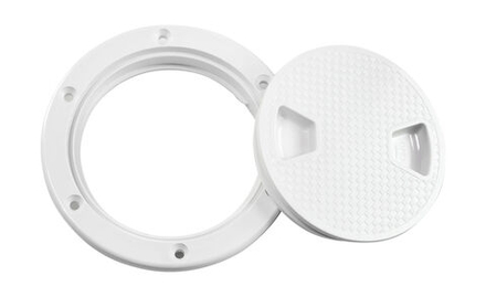 Лючок палубный 4", белый SeaFlo