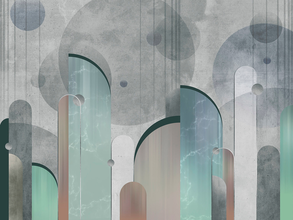 Дизайнерские обои Wall Street Deco