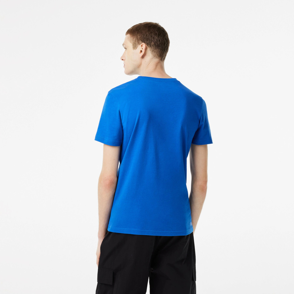 Мужское теннисное поло Lacoste T-Shirt Men - Black