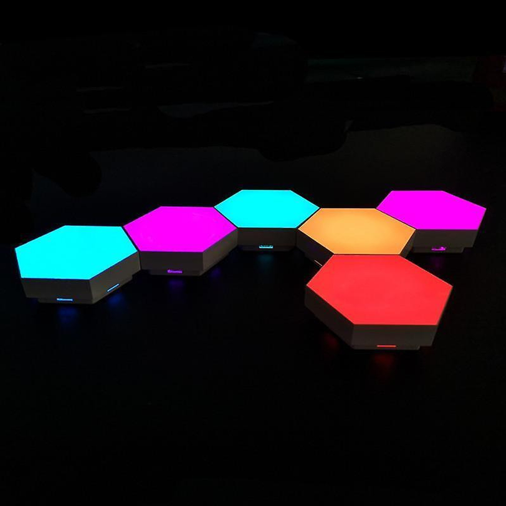 Светильник сенсорный соты 10 шт RGB
