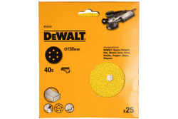 Круг шлифовальный (150 мм; Р40) 25 шт. DEWALT DT 3131 118835