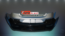 Задний бампер в цвет для Chevrolet Cruze 2009-2013 хэтчбек