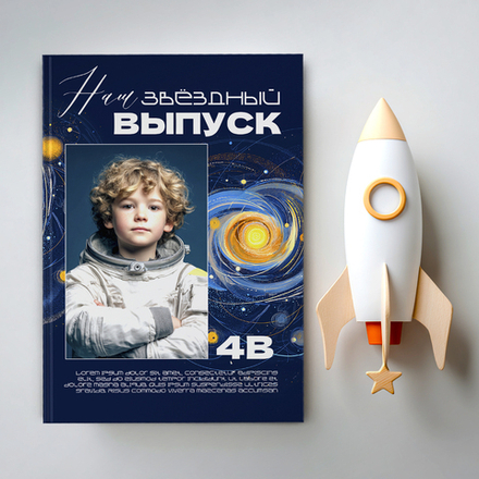 PSD-Шаблон обложки "Звёздная"