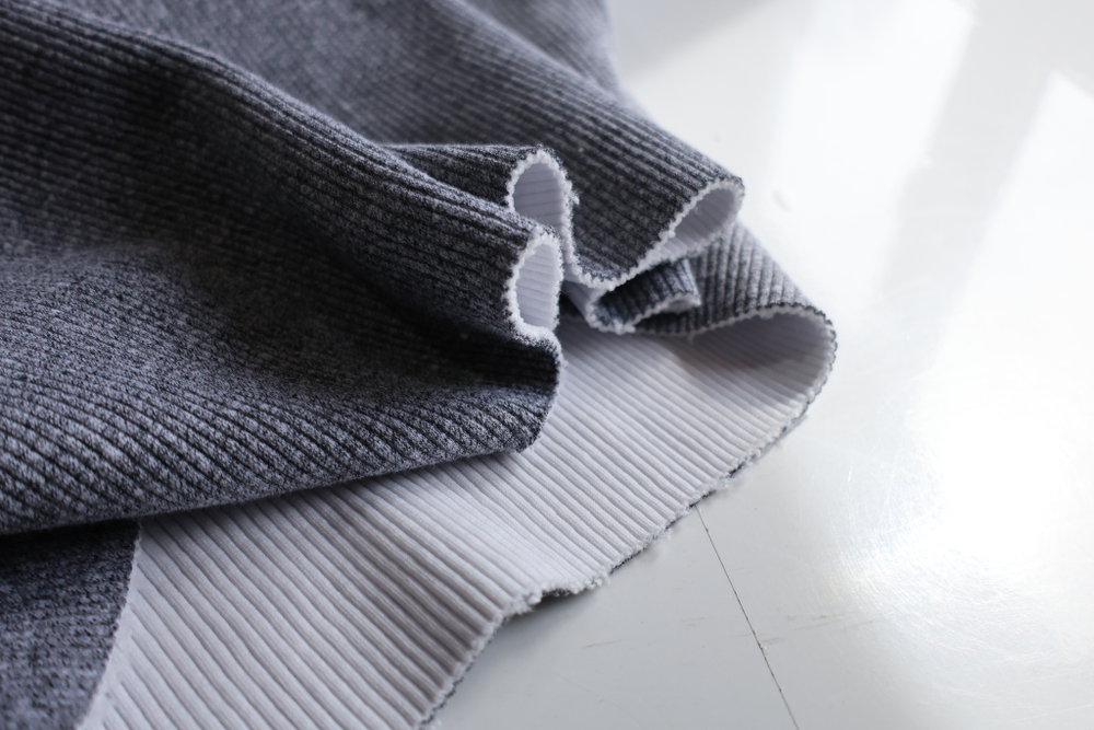 МЕЛАНЖ - Высокоэластичный капитоний стрейч в рубчик (Елена)