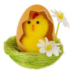 GAEM Набор из 9-ти изделий декоративных "Гнездо пасхальное" (5,5*5), L18 W14 H5,5 см