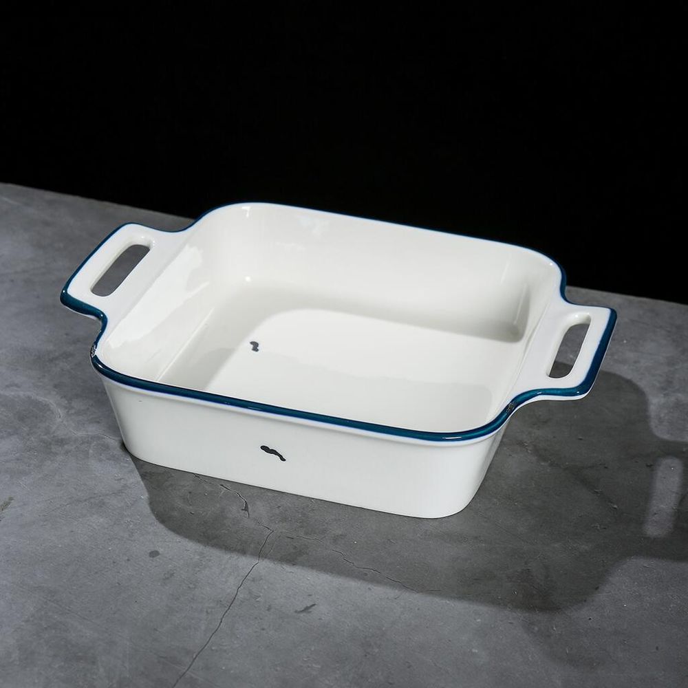 Блюдо прямоугольное 27,3*21,2 см h5,6 см 1475 мл с ручками   P.L. Proff Cuisine [1]