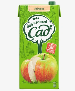 Нектар Фруктовый сад яблочный осветлённый 1.93 л