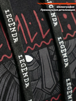 Толстовка с капюшоном и карманом кенгуру мужская LEGENDA Вальхалла