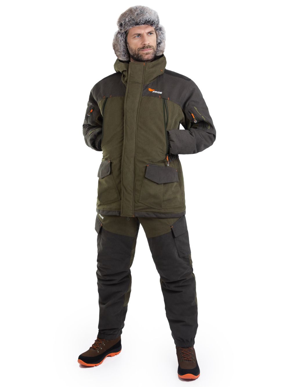 Костюм для охоты Магнум V2 до -45 (исландия, хаки) PRIDE