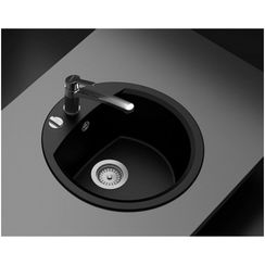 Мойка SCHOCK Eclipse 45 Cristalite корз.клапан баварский камень